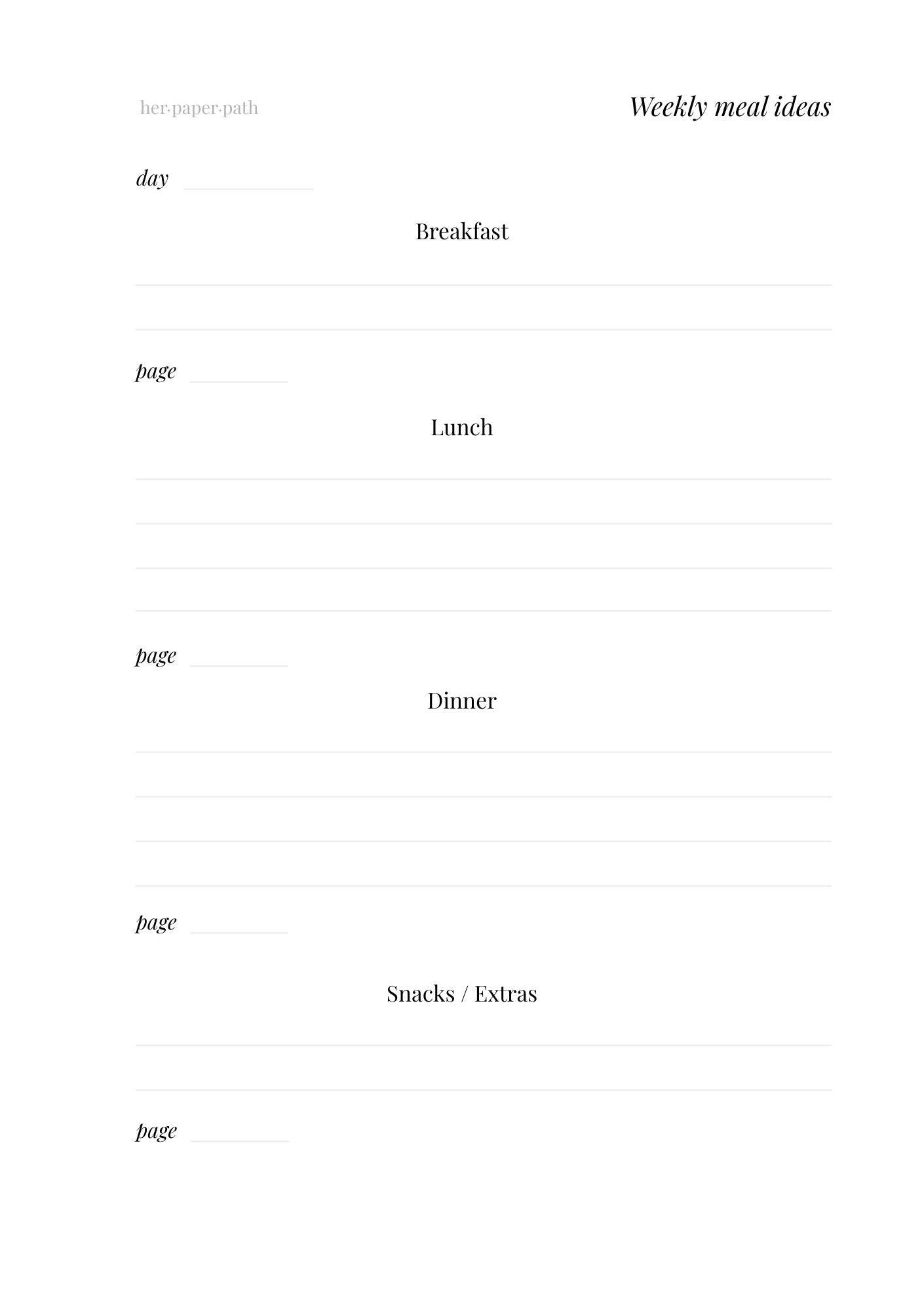 Recipes (Digital Version)