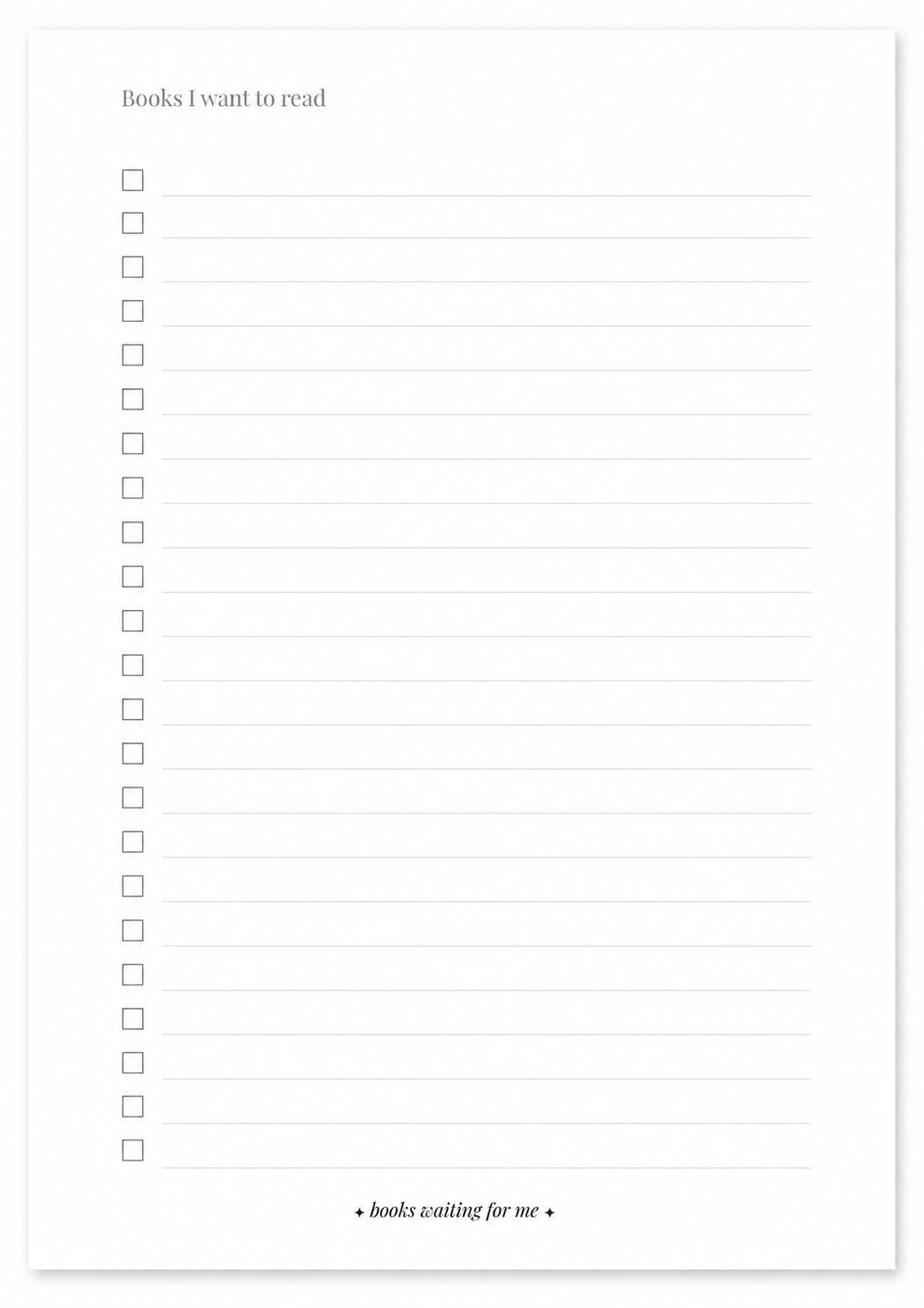 Things I Want To Explore