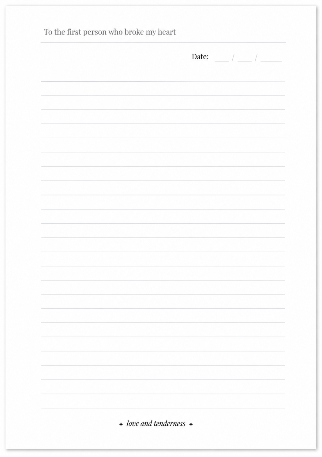 Unsent Letters