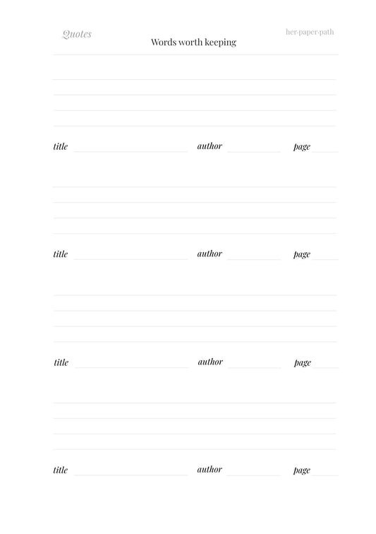 Personal Library (Digital Version)
