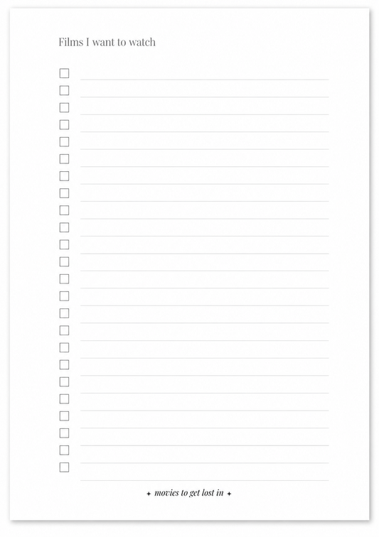 Things I Want To Explore