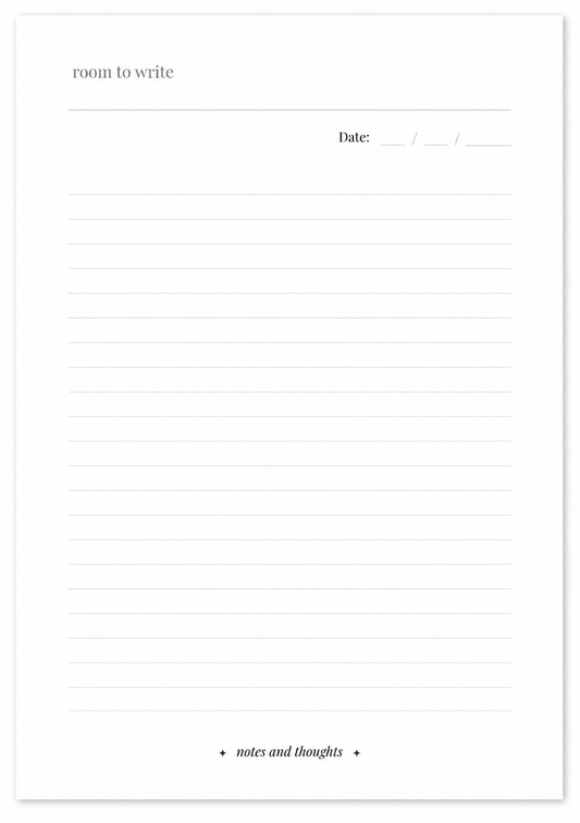 Room to Write